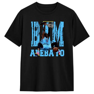 Мужские футболки Bam Adebayo Креативная футболка с коротким рукавом и круглым вырезом Хлопок Подарок на день рождения Одежда