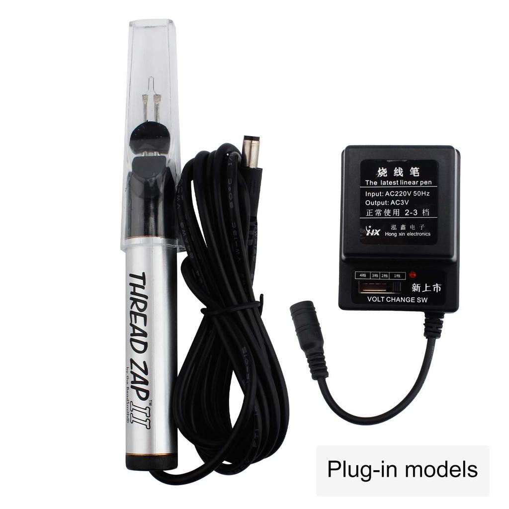 Portable Battery Powered Thread Zap Style Burner - Fast Heating Cord Cutter & Melter Pen for DIY Bead Weaving Crafts