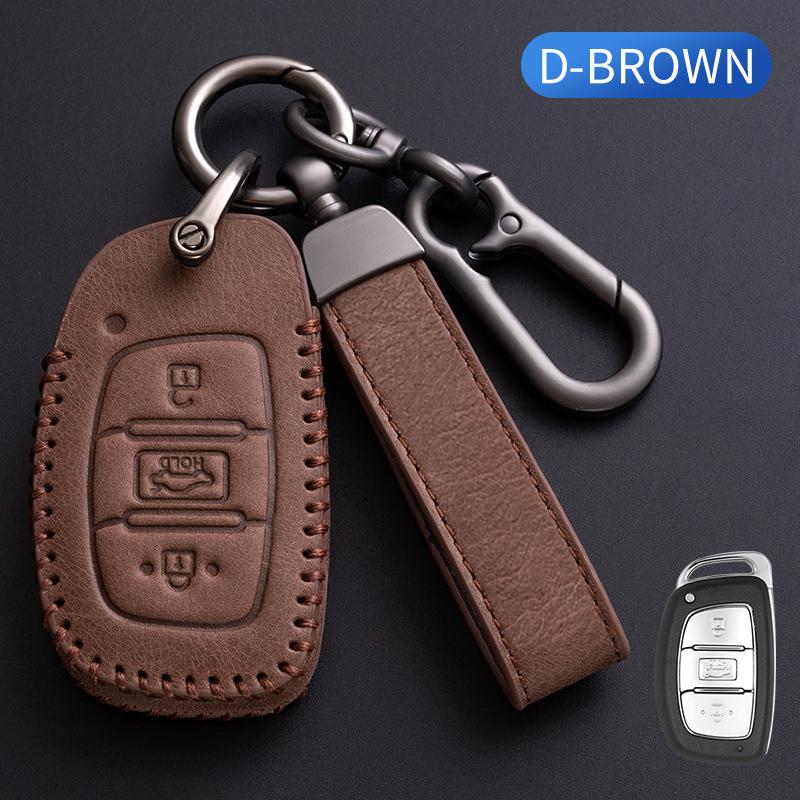 Модный кожаный чехол для смарт-ключа автомобиля для Hyundai Tucson Santa Fe Rena Sonata Elantra Creta Ix35 Ix45 I10 I30 I40 Аксессуары