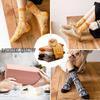 5 Pair Women Thick Soft Warm Fuzzy Socks Winter Wool Fluffy Cozy Socks Casual Home Sleep Socks