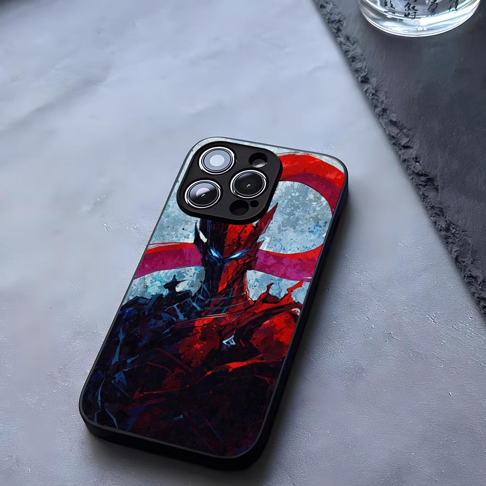 Аниме Игрис The Leveling Чехол для телефона Закаленное стекло Для IPhone 17 13 14 16 12 15 11 Pro Max Plus Mini X XR SE2020 Coque