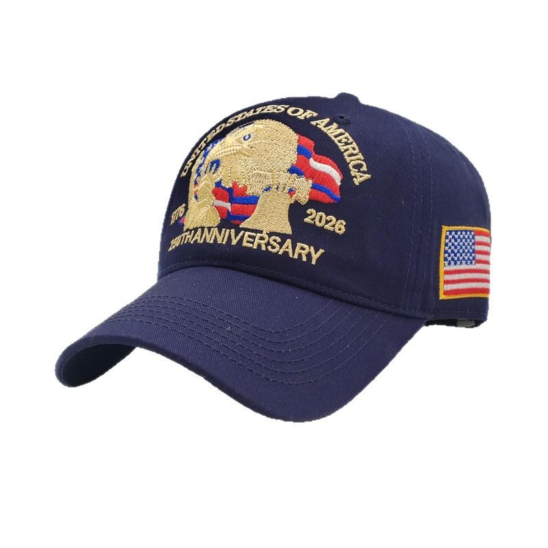 Embroidered for American Eagle 250th Anniversary Commemorative Polyester Cotton Baseball Cap