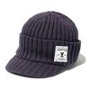 Вязаная шапка Shimano Purple с козырьком CA-054X (Свободный размер)