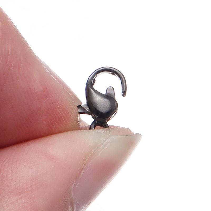 25pcs/lot Stainless Steel Lobster Clasps Gold Color Necklace Connector End Clasps For Jewelry Making DIY Bracelet Accessories