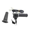1Pair Electric Scooter Bike Throttle Speed Adjustment Handle with Key Lock Display Handle Divides LCD Grip 24V 36V 48V