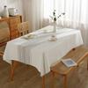 Simple Striped Tablecloth Cover Dining Table Cloth Tablecloth Table Mat Waffle Fabric