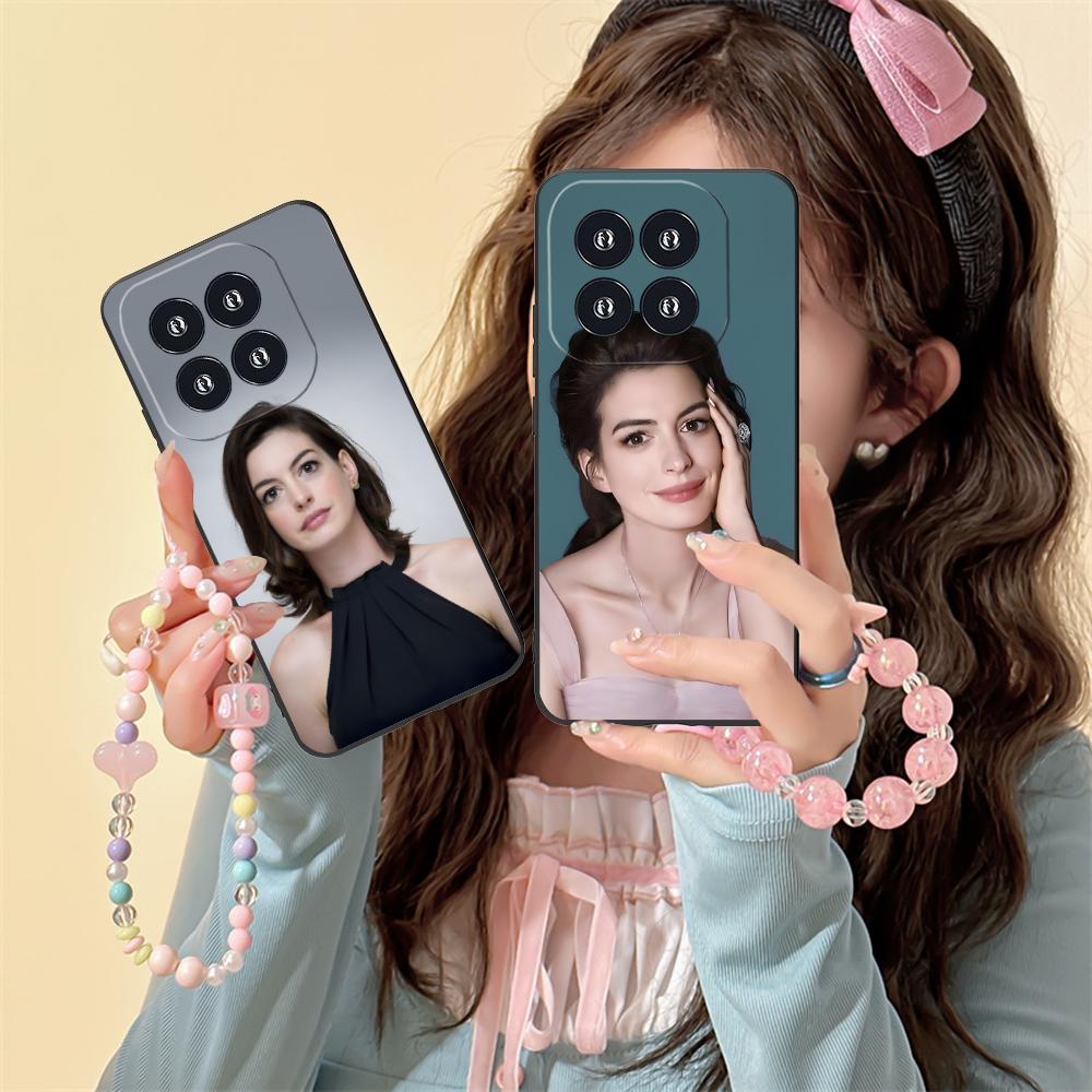 Чехол для мобильного телефона Anne Hathaway для Xiaomi 15 14 13 12 Mi 11 T Ultra Lite Pro S X 5G Цветной Печатный Чехол Чехол Красивый Роскошный