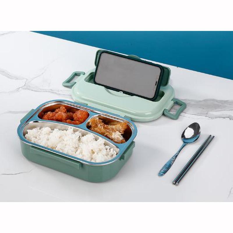 Food Storage Container Dinnerware Stainless Steel Lunch Box Portable Bento Box Food Storage Student