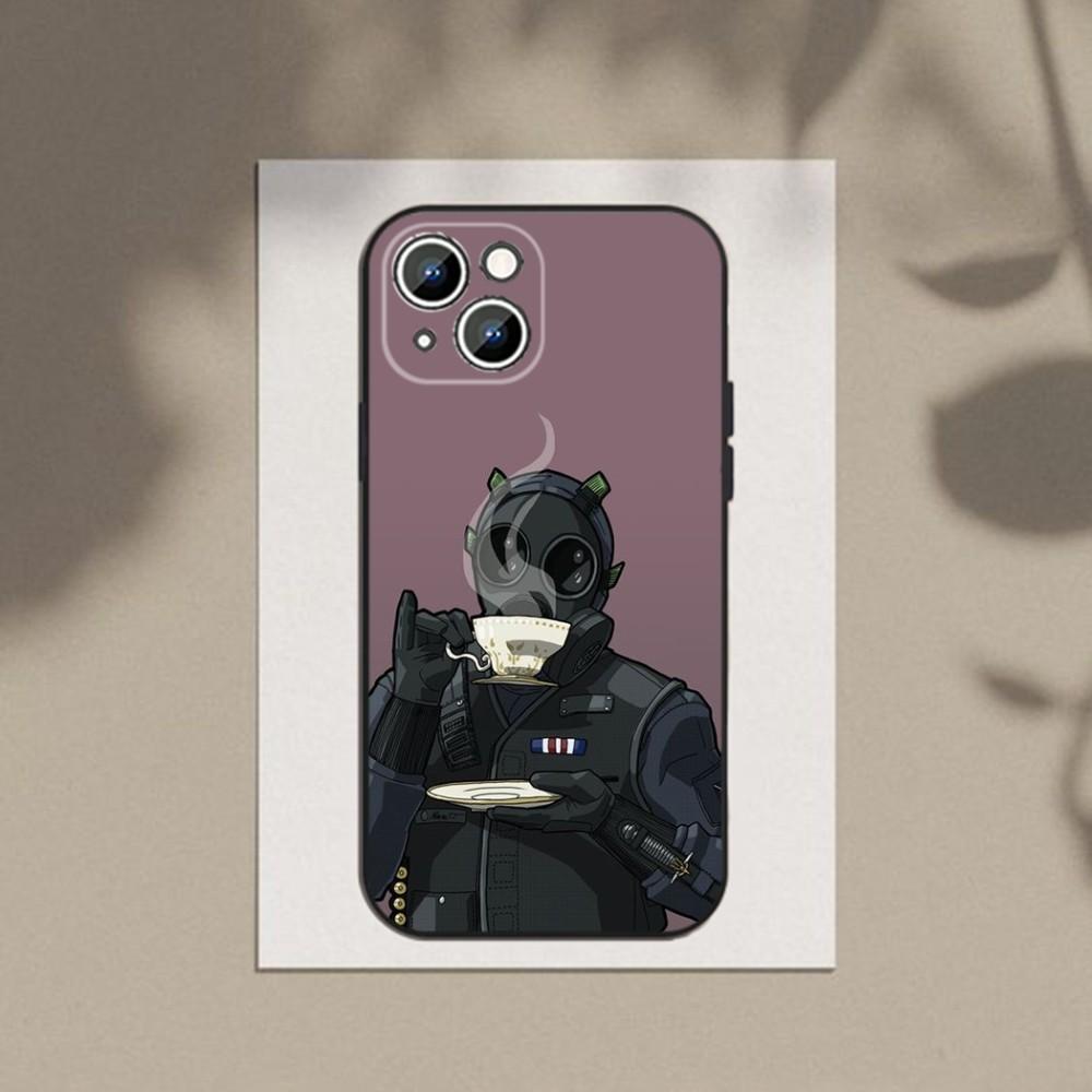 Игровой чехол CS Clear GO для телефона Чехол для телефона Для Apple iPhone 15,14,13,12,11,XS,XR,X,8,7,Pro,Max,Plus,mini Силиконовый Черный Чехол