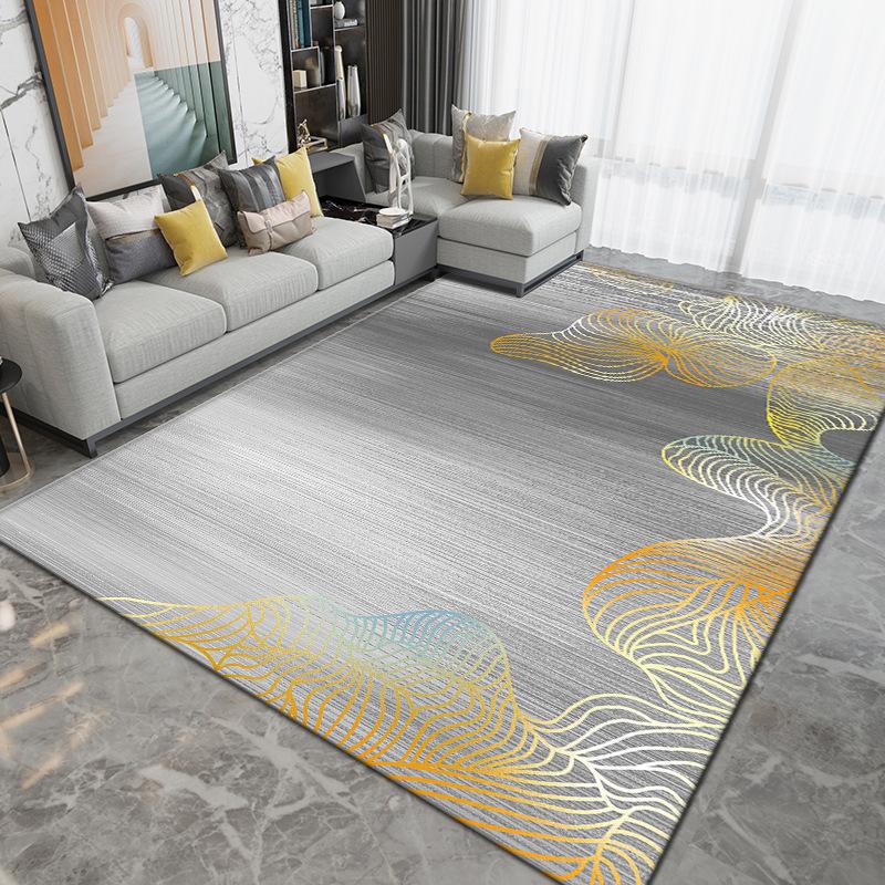 Nordic Carpet Гостиная Светлая Роскошная Коврики для Журнального Столика Спальня Большая Площадь Коврик Кухня Нескользящие Ковры