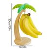 Деревянная подставка для бананов Подвесная кухонная полка Декоративная подставка для фруктов с имитацией листьев Вертикальная полка для хранения с крючком Кухонное украшение