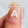 150Pcs Cute Mini Color Mini Cartoon Letter Series Nail Flat Bottom Rhinestone Decoration Diy Scrapbook Accessories A114