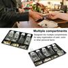 Cash Register Drawer Insert Tray with Multi Compartments Money Storage Box Durable Construction Arc-shaped Design Multiple Dividers