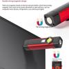 Светодиодный фонарик с USB-зарядкой, магнитом и крючком, водонепроницаемый, с красным светом, Power Bank, для ремонтных работ, аварийный фонарь