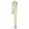 Women Long Warm Plush Velvet Hooded Scarf 3 In 1 Pocket Gloves Hats