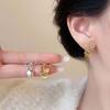 Изысканные Серьги-Подвески с Блестящим Бантом для Женщин и Девочек, Модные Геометрические Серьги с Металлическими Кисточками, Свадебные Заявление Украшения