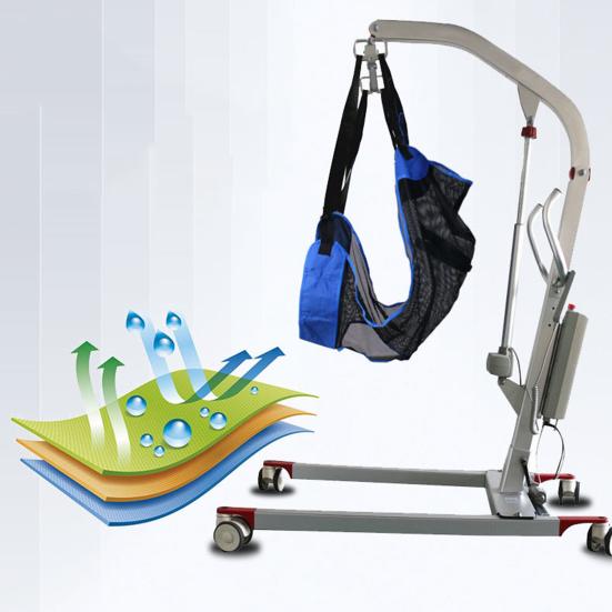 Слинг для переноса пациента на все тело, грузоподъемность 300 кг, регулируемый, дышащий, для инвалидов, прикованных к постели, для пожилых людей, для позиционирования кровати, для помощи при купании, сетчатый ремень