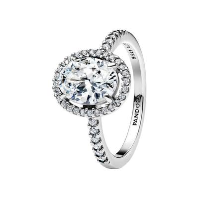 Pave Design 925 Silver Ring Women's Silver 193777C01