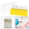 10Pcs of Dental  Bur High Speed FG-105 Ceramic / Polishing Drill