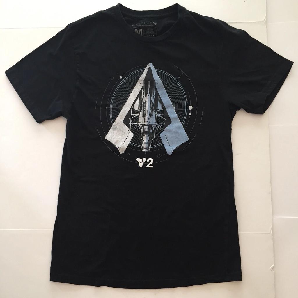 Destiny Y2 Men's Size M Black Rocket Graphic T-Shirt 2017 Lootwear by Lootcrate