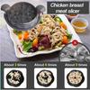 Chicken Chopper Chicken Chopper with Transparent Dsplay Cover Non-slip Base Suitable for Dishwasher Meat Shredder