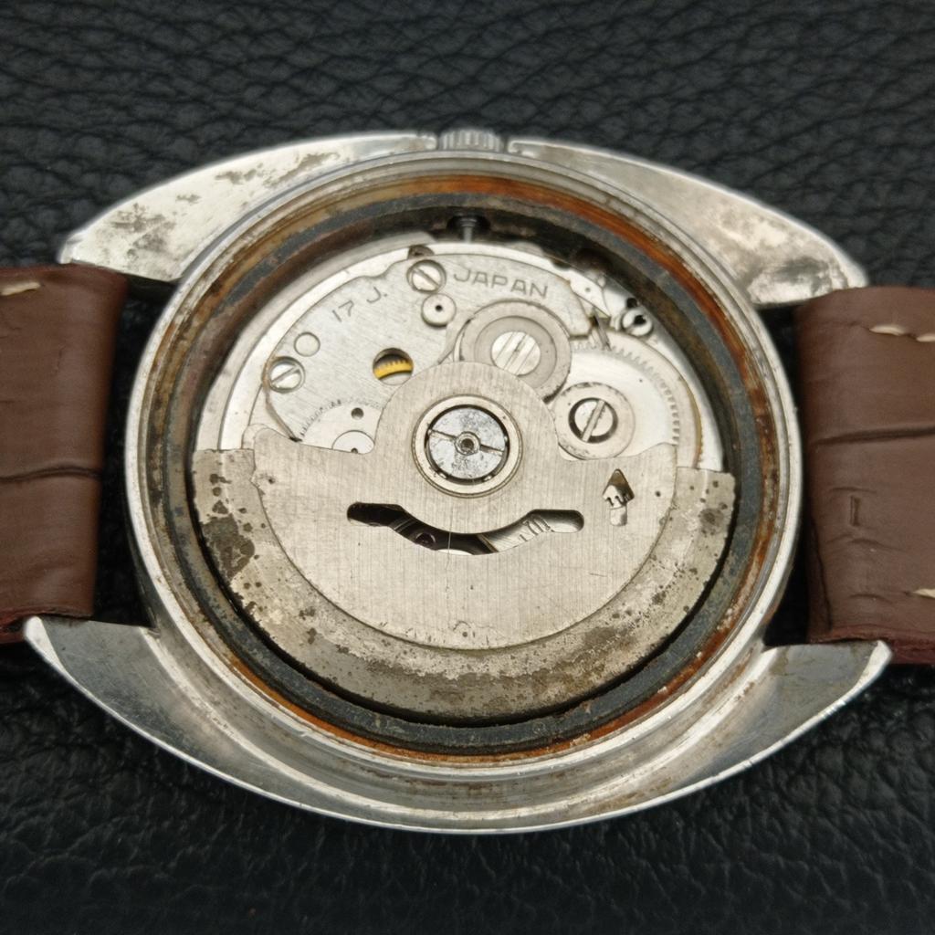 ВИНТАЖНЫЕ АВТОМАТИЧЕСКИЕ ЧАСЫ SEIKO 5 7005A ЯПОНИЯ МУЖСКИЕ С КРАСНЫМ ЦИФЕРБЛАТОМ a709365-1