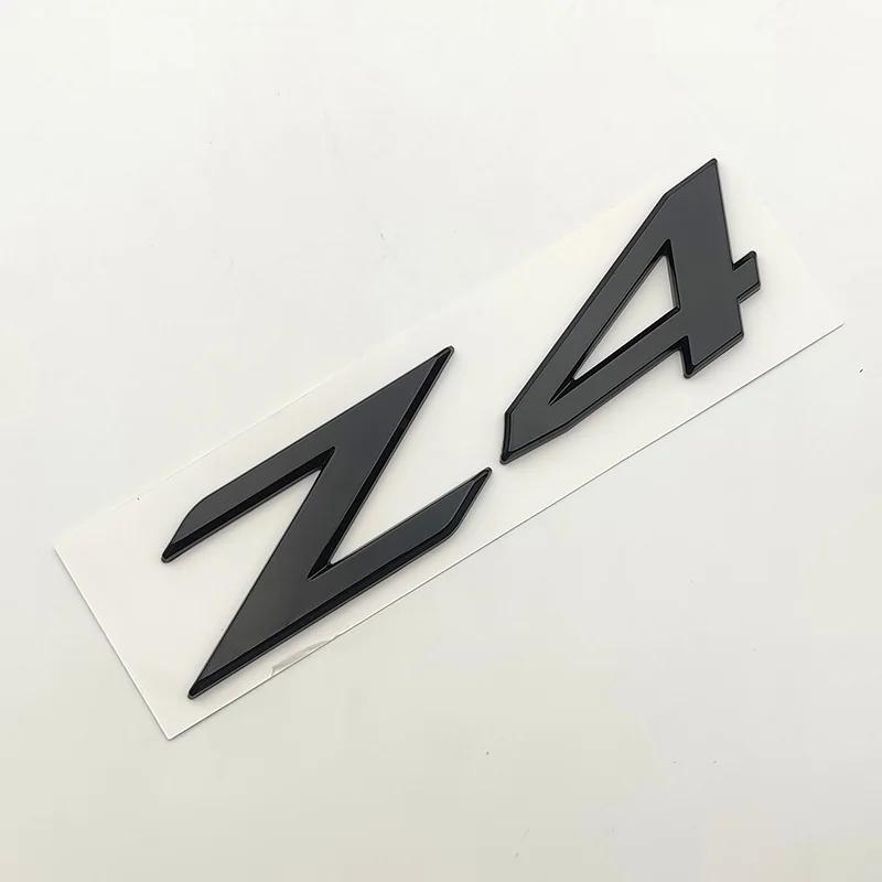 3D ABS Хром Черный Логотип Z4 Эмблема Буквы Шильдик Наклейка Значок на Багажник Автомобиля Для BMW Z4 E85 E89 Аксессуары