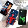 Крутой чехол для телефона U-Spider-P-Mans для Samsung Galaxy A73, 21, 22, 32, 71, 53, 52, 51, 80, 5G, мягкая черная крышка