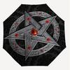 1PC Star Circle Umbrella-8-Rib Reinforced, Automatic Open, Lightweight & Durable, Cute Fashion Accessory for Outdoor-F2676