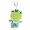12 см модная мягкая милая легкая плюшевая подвеска зеленая лягушка кукла брелок для девочек игрушка подарки