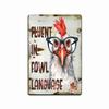 Chicken Coop Sign-Dear Chicken Mom-Funny Chicken Coop Fowl Language Sign-8 X 12"