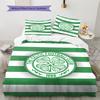 Celtic Football Club Pattern Bedding,Quilt Set Quilt Cover Pillowcase Home Birthday Gift (1 * duvet cover + 2 * pillowcase, without core)