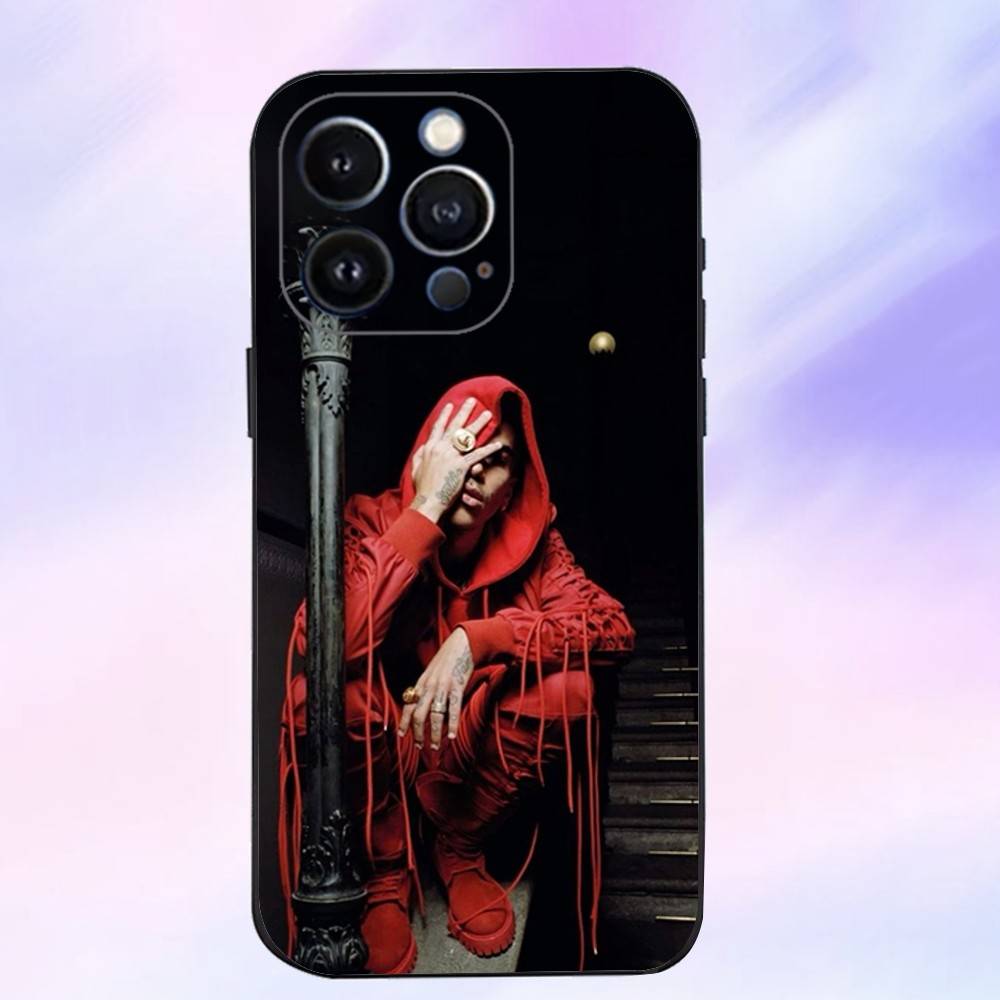 Чехол для телефона рэпера S-Sfera E-Ebbasta для iPhone 16,15,14,13,12,11 Plus,Pro Max,XS,X,XR,SE,Mini,8,7, Мягкий силиконовый черный чехол