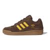 adidas Forum Low CL коричневые Preloved желтые унисекс кроссовки Gum JI3274