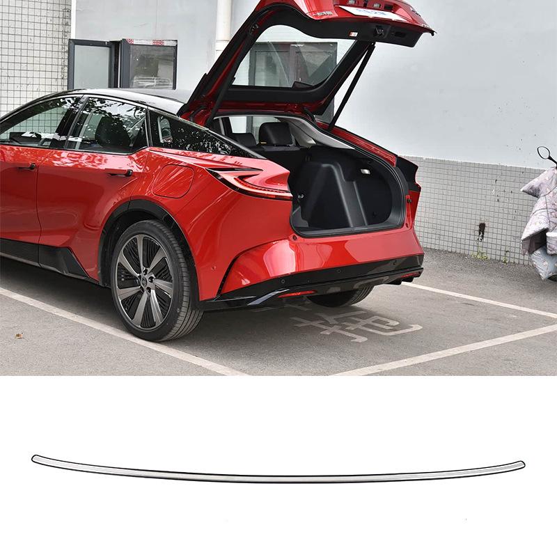 Накладки на пороги из нержавеющей стали для TOYOTA BZ5 - Педали "Добро пожаловать", Защита багажника, Наклейки для защиты задней двери