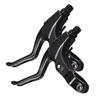 1 Pair Bicycle Brake Handles Fit 22.2mm Handlebars Aluminum Alloy Cycling Brake Levers for MTB Mountain Bike Disc Brake Levers