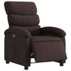 Fauteuil inclinable - Maison Exclusive - Électrique - Inclinaison 135° - Tissu marron foncé