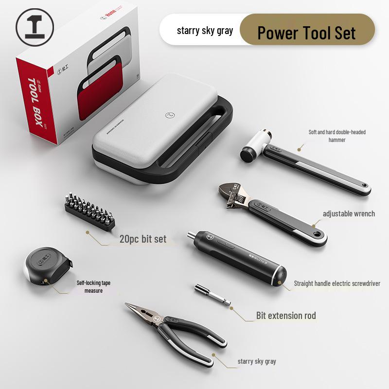 Многофункциональный набор инструментов «Зеленый Лес»: Полный набор для ремонта по дому и для электрика