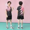 Kids Badminton Uniform Set Quick Dry Training Shirt Shorts Boys Girls Team Sports