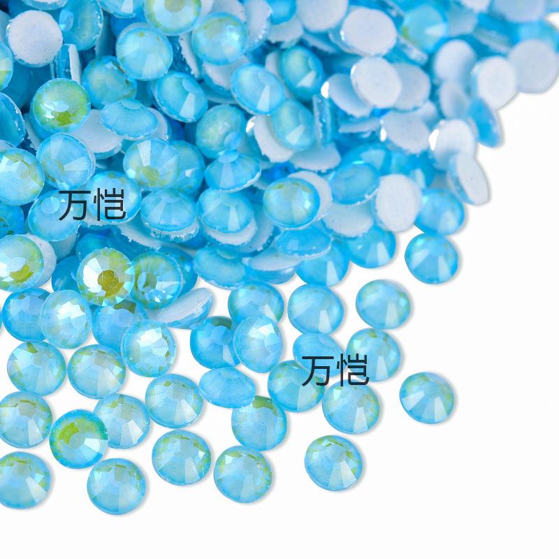 Blue Series Glass Hot Drill, Hot Melt Adhesive Стразы Diy Аксессуары для одежды Декоративные Красота Креативные Аксессуары