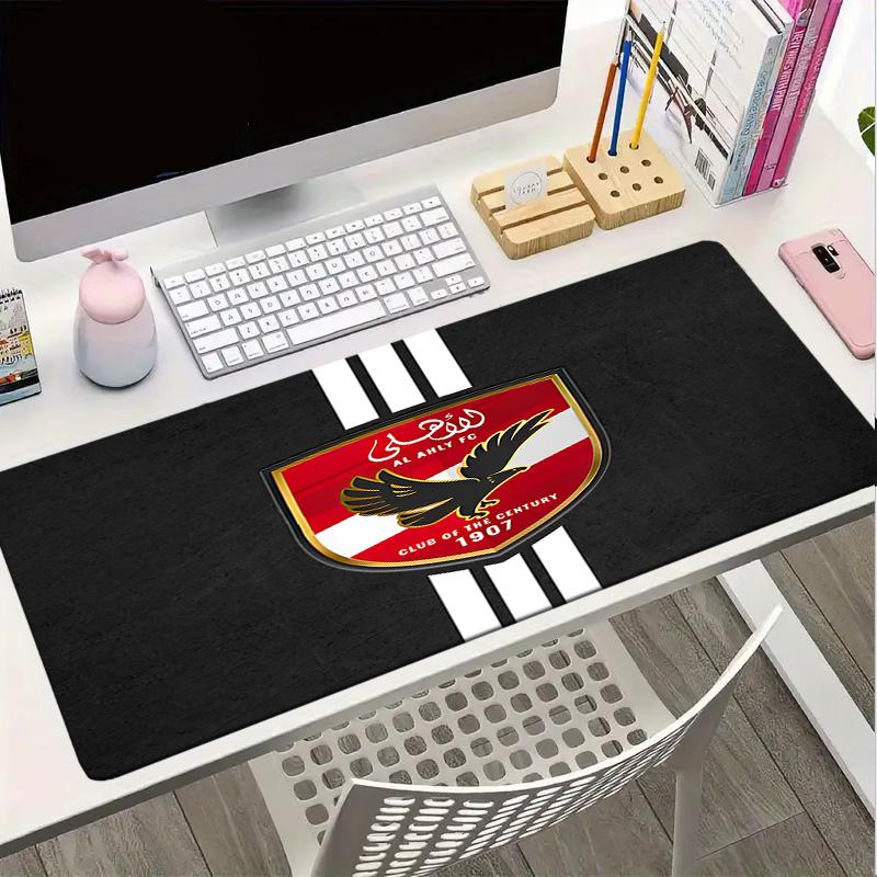Al Ahly Fc Crest Design Mouse pad Mouse pad, Gaming Mouse Pad, keyboard pad, Desk Decor for computer notebook Fan Gift Birthday Gift