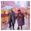 Diamond Embroidery Raining Old Couple Diamond Painting Cross Stitch Full Round Rhinestone Decoration