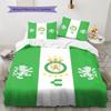 Club Leon Pattern Bedding,Quilt Set Quilt Cover Pillowcase Home Birthday Gift(1 * duvet cover + 2 * pillowcase, without core)