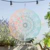 10 Inch Snowflake Metal Wind Spinner 360 Degree Rotating Outdoor Garden Decor Hanging Ornament for Yard Patio All Season Gift
