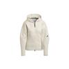 W Z.N.E Fz Logo Zip-Up Hoodie Women Jackets Yellow White H40976