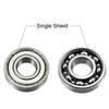 Motoforti 6003Z Deep Groove Ball Bearing Single Shield 60103 17mm x 35mm x 10mm Chrome Steel Bearings 10pcs