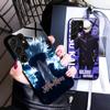 Чехол для телефона Jujutsu Kaisen Сатору Годжо для Samsung Galaxy S26 S25 S24 S23 S22 S21 S20 Note20 Plus FE Ultra Стеклянный Цветной Чехол