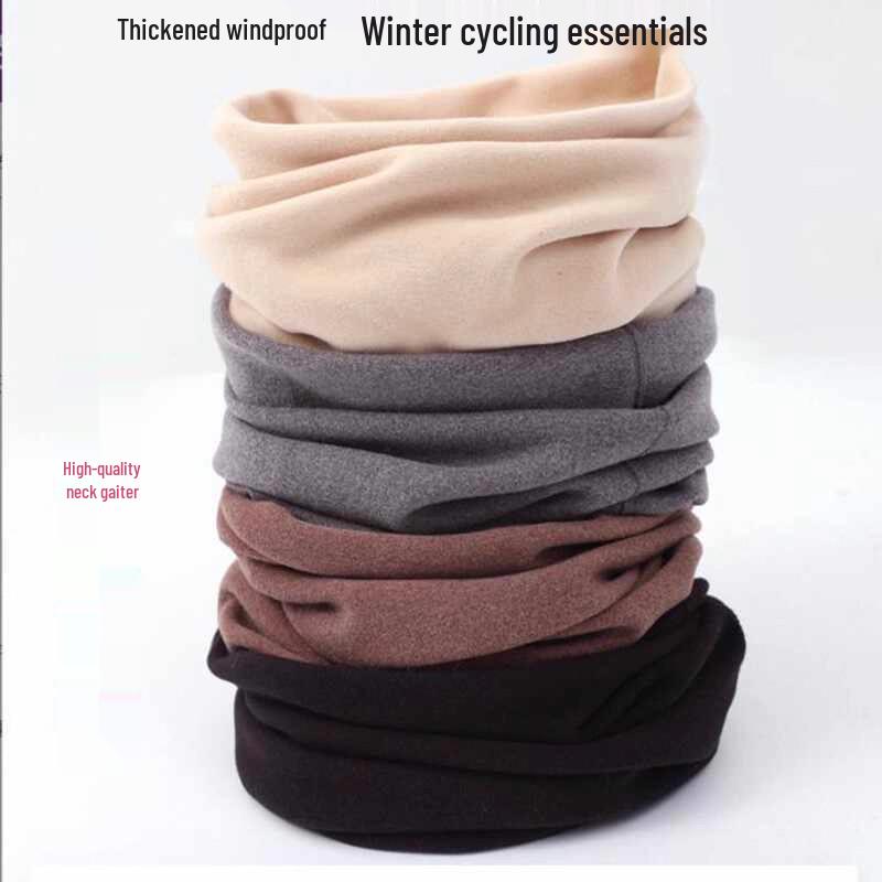 Versatile German Velvet Double-Sided Neck Warmer: Cozy, Cold-Proof Pullover Scarf for Outdoor Use