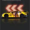 Модель автомобиля BMW M8 GTE Aape&EVA из сплава, масштаб 1/32