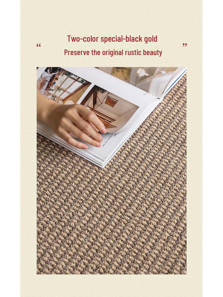 2024 Японский чайный домик Имитация сизаля Напольный коврик для гостиной, спальни и доски для кошачьих когтей